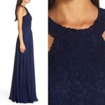 ✨ Picture Perfect Navy Blue Lace Maxi Dress✨ Size XS Photo 4