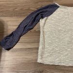 Roxy  Grey Neon Pink Confetti Blue Long Sleeve Sweater; Large Photo 9