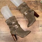 Coach  Alexandra Fatigue Green Mid-Calf Bootie Olive Heeled Boots Photo 11