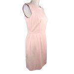 Mundi Gianni Bini Dress 6 Pink Cap Sleeves Sheath Lined Back Zipper Photo 12