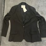 Spanx NEW,  Carefree Crepe Blazer in Black SZ Large Crisp Classic Versatile Photo 5