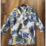 Hurley  Hana Hooded Swim Cover-Up Lightweight Sail‎ Women's Size X-Large EUC Photo 1