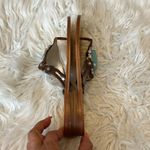 Vintage Beverly Feldman Delicious Leather Gemstone Sandals Size 6.5 Photo 2