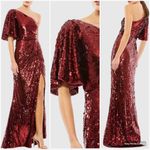 Mac Duggal Womens 93540 Sequin Gown Dress Photo 2