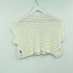 Vintage Cottagecore Cable Knit Cropped Sweater Size XXS Photo 5