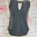 Feel the Piece 🔥5 for $25 sale🔥 Terre Jacobs Gray Sleeveless Keyhole sweater Photo 1