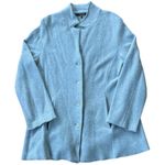 Eileen Fisher  Lambswool / Cashmere
Long Line Cardigan Sweater Blue Medium Photo 0