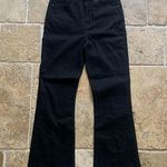 Hudson Jeans Hudson Holly High Rise Crop Flare Gold Barbell 26 Black Jeans Denim Photo 8