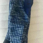 Nike Pro Hyper Warm Women's Fleece Training Tights Navy Blue Knit Size M Photo 9