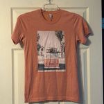Bella Canvas Coral short sleeve tee Volkswagen Bus Van Beach Print Small Photo 0