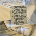 R & K Dress Yellow Stripes Blue Floral Pleated Skirt Knee Length Retro Size 14 Photo 12