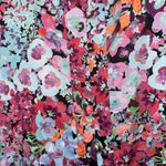 ZARA  Women's Floral Print Satin‎ Blouse Multicolor Size M Casual Photo 6