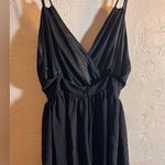 Love Culture  NWT Black Wrap Camisole Romper
Flowy lined backless sexy summer Photo 6