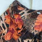 Unique Vintage Vintage Floral and Animal Print Blouse Photo 1