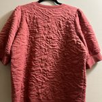 Nine West Women's Quilted Top in Terracotta Size 0X 14-16 Photo 6