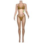 l*space L* Set Brittany Top & Lennox Bottom, Camel, Small Photo 8