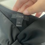 J.Crew  Black asymmetrical bow top size small Photo 2