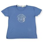 Lucky Brand | NWOT | Small | Women's Blue Desert Graphic Short Sleeve T-Shirt Photo 0