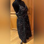 Babaton  Aritzia Braylin Marigold Lace Overlay A-Line Midi‎ Dress Black Size 10 Photo 5