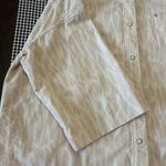 Scotch & Soda Women’s Beige Button-Up Shirt Ikat Pattern Short Sleeve Casual XL Photo 9