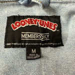 Members Only Looney Tunes Bugs Bunny Blue Jean Jacket M Photo 8