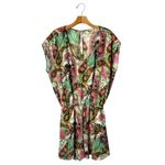 Show Me Your Mumu  Romper Women Large Green Pink Paisley Palace Rowdy‎ Romper Photo 2