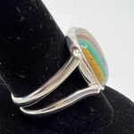 Sterling Silver JAY KING DTR Rainbow Calsilica Cabochon Square Ring Size 11 NWT Photo 7