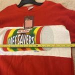Vtg 80's Lifesavers Candy Jane Colby Sweater 1987 Fun Pop Throwback Club M Red Size M Photo 9