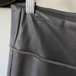 Athleta  all over gleam faux leather grey leggings Photo 4