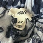 Aerie Linen Blend Hawaiian Floral Side Tie Mini Dress Women’s M Cottagecore Photo 9