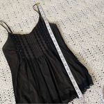 The Limited  Mesh Sequin Y2K Babydoll Cami Tank Top Black small whimsygoth fairy Photo 4