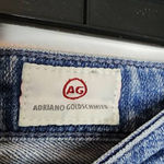 AG Adriano Goldschmied AG Adriano Goldschmeid The Stevie Cuff Slim Straight Cuffed Distressed Jeans 26 Photo 4