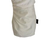 Lulus  White Strapless Ruched Mini Dress XS Bridal Party Bridal Party Graduation Photo 3