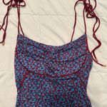 Free People  Kai Print Tie Strap Mini Dress Photo 6