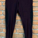 Nike ‎ Women's Dri-Fit Mesh Cutout Mid Rise Skinny Ankle Leggings Purple - Size S Photo 0