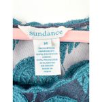 Sundance Embroidered Floral Dress Blue Long Sleeve Swim Cover Up Photo 3