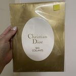 Dior CHRISTIAN BAS COLLANTS white logo vintage pantyhose medium c2002 ytk-03 Photo 0