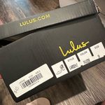 Lulus Elegant Nude Block Heel New in box Photo 4