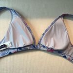 Splendid Floral Flurry Bikini Top RSC Halter Bra Sz M NWT Blue Pink Pattern Photo 10