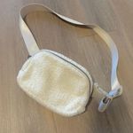 Sherpa Crossbody Bag Fanny Pack White Photo 1