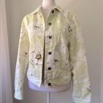 Jones Wear Vintage ‘00s  Sport Light Green & White Floral Print Cotton Jacket Photo 1