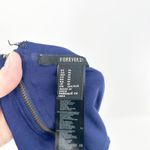 Forever 21  Womens Y2K Vintage Sequin Beaded Butterfly Going Out Top Size M Navy Photo 7