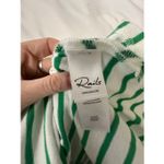 Rails NWT  Meg Stripe Tie Waist Cotton Green Dress Size 2X Photo 8