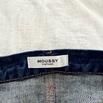 Moussy Women’s 28 Vintage Glendale Skinny Jeans Distressed Raw Hem Blue Photo 3