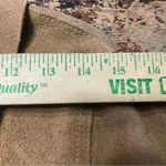 Vintage Women’s‎ Suede Leather Barn Cropped Trench Jacket Size 11 Handmade Tan Photo 9