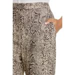 Malene Birger Snakeskin Jacquard Luxe Mafaldana Trousers Pants IT 38 / US 2 NEW Black Photo 3