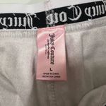Juicy Couture Gray Velour Logo Band Track Pants Size Large Photo 4