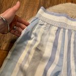 Saks 5th Avenue Saks Fifth Avenue Pants Size Small Striped Blue White Pockets Womens Flowy Wide Photo 1