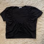 Garage Black T-shirt Cardigan Photo 0