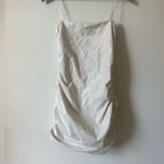 Amanda Uprichard x REVOLVE Palma Leather Dress in Cream Medium Photo 2